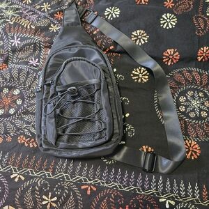 Ardene Black Small Sling Backpack